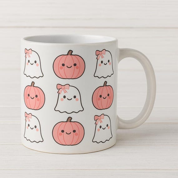 Cute Halloween Ghost Mug
