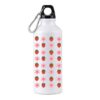 Strawberry & Flower Pattern Flask – 500ml White Aluminum Water Bottle