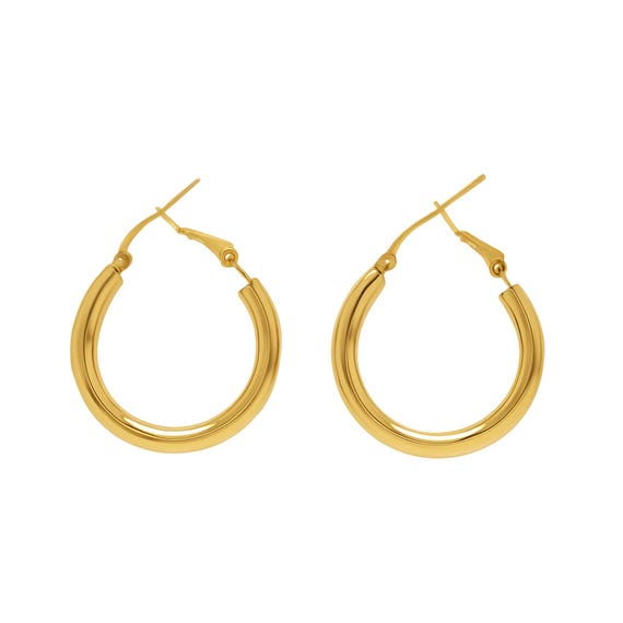 Classic Gold Hoop Earrings – Everyday Elegance with a Chic Twist