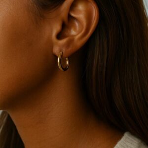 Classic Gold Hoop Earrings – Everyday Elegance with a Chic Twist