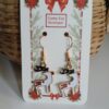 s-l1600-3.jpg Christmas Earrings, stocking fillers Gingerbread Santa Candy Cane Reindeer |