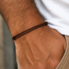 2 Mens adjustable cord bracelet set surfer bracelet waterproof | eBay UK